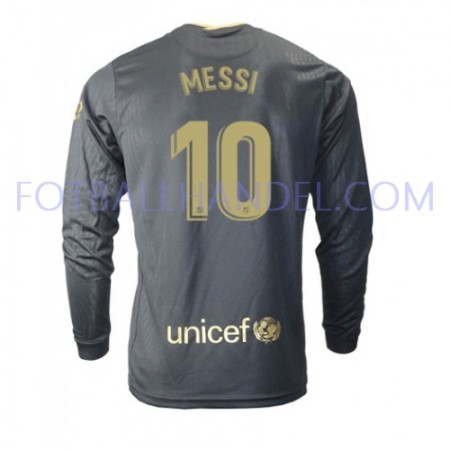 Herre Fotballdrakter FC Barcelona Lionel Messi 10 Borte 2020-21 Langermet